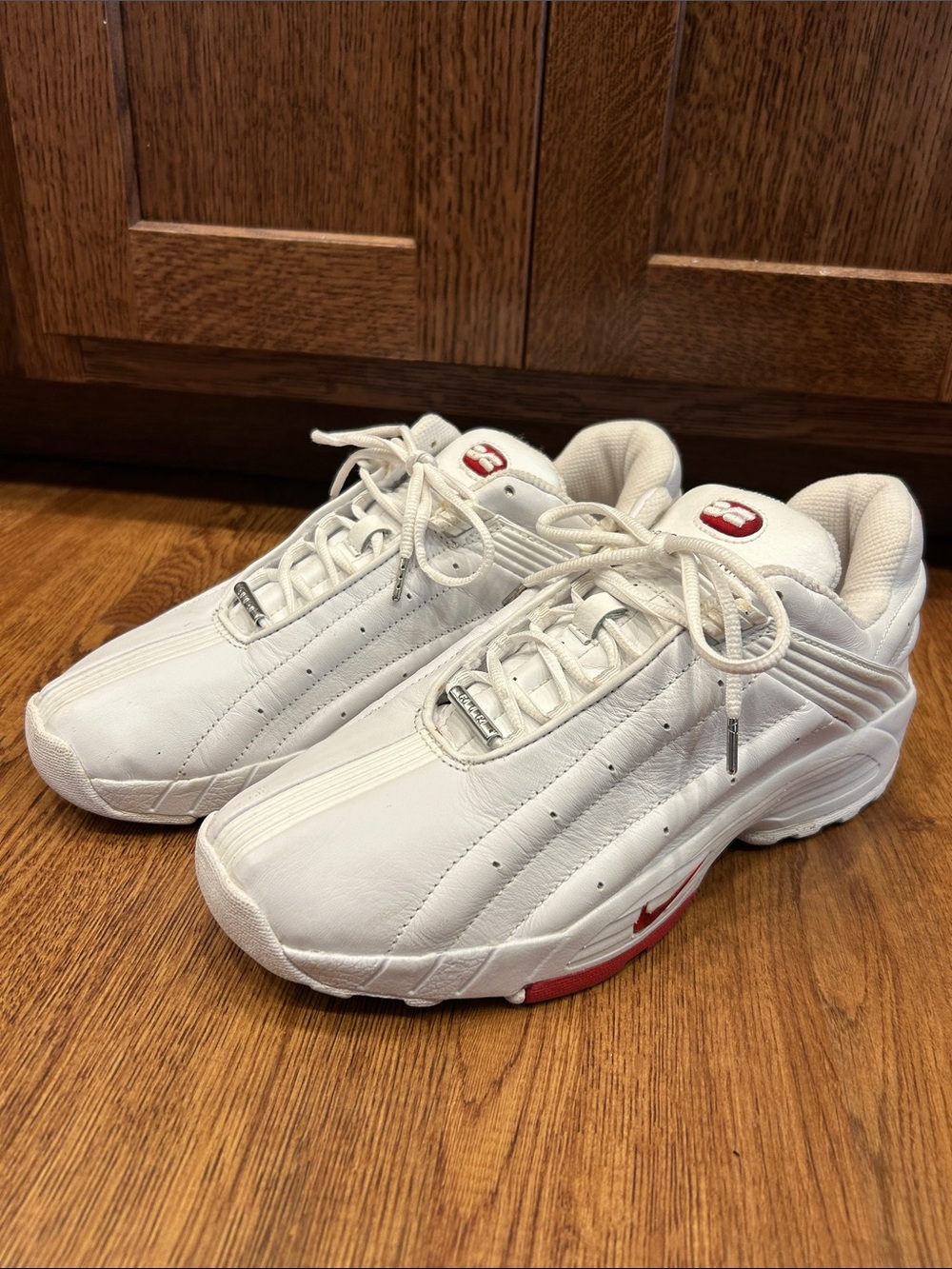 Nike Air Trainer Deluxe 2002 RARE Vintage White Red Women’s Size 11